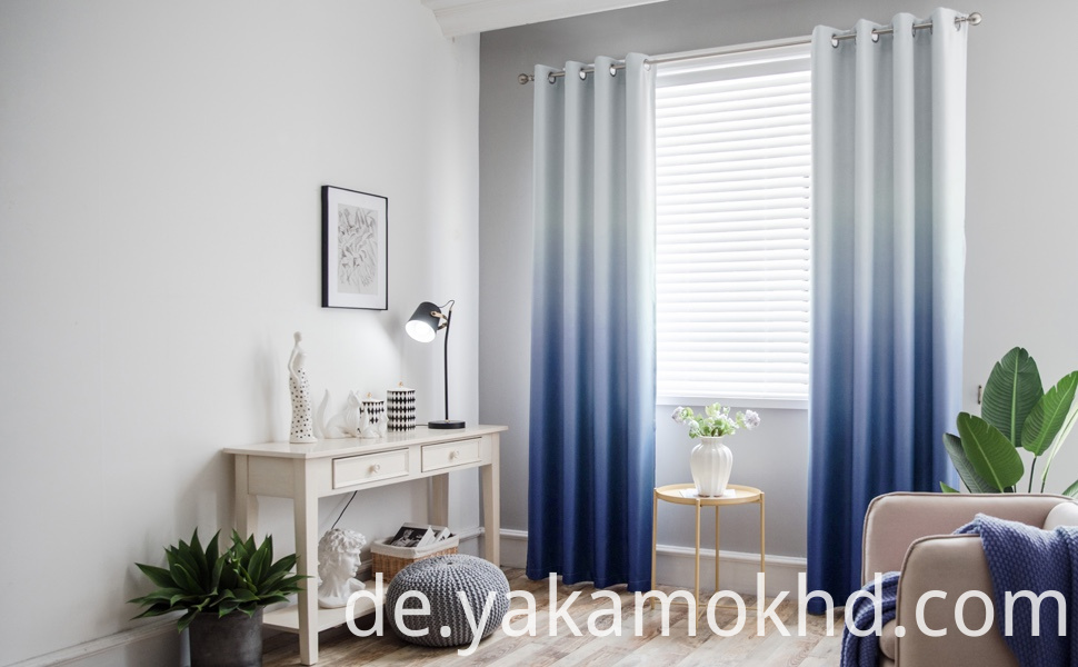Blaue Ombre Vorhänge Blue Ombre Curtains
